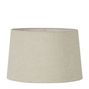 Linen Drum Lamp Shade Xl Light Natural by Florabelle Living, a Lamp Shades for sale on Style Sourcebook