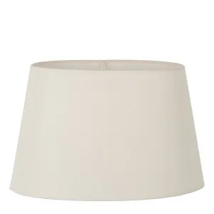 Linen Oval Lamp Shade Xxl Textured Ivory by Florabelle Living, a Lamp Shades for sale on Style Sourcebook