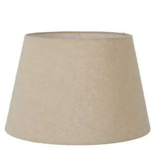 Linen Taper Lamp Shade Xxl Dark Natural Linen by Florabelle Living, a Lamp Shades for sale on Style Sourcebook
