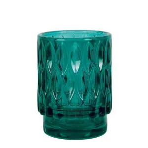 Ashi Tealight Holder Large Indian Teal by Florabelle Living, a Lanterns for sale on Style Sourcebook