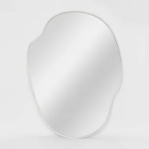 Dune Organic Mirror Large White by Florabelle Living, a Mirrors for sale on Style Sourcebook