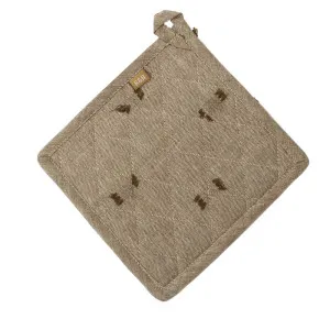 Tuft Pot Holder Burnt Olive by Florabelle Living, a Oven Mitts & Potholders for sale on Style Sourcebook