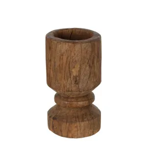 Old Wooden Okhali by Florabelle Living, a Plant Holders for sale on Style Sourcebook