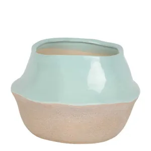 Sarol Ceramic Pot Large Soft Sage by Florabelle Living, a Plant Holders for sale on Style Sourcebook