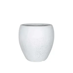 Planter Pebble Bay White Small by Florabelle Living, a Plant Holders for sale on Style Sourcebook