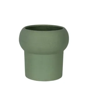 Jenssen Planter Medium Olive by Florabelle Living, a Plant Holders for sale on Style Sourcebook