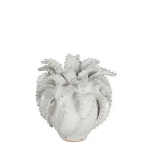 Pineapple Ceramic Sculpture Small White by Florabelle Living, a Statues & Ornaments for sale on Style Sourcebook