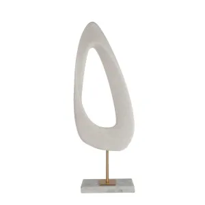 Jove Sculpture On Stand White by Florabelle Living, a Statues & Ornaments for sale on Style Sourcebook