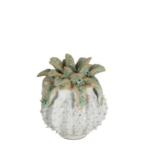 Pineapple Ceramic Sculpture Small White by Florabelle Living, a Statues & Ornaments for sale on Style Sourcebook