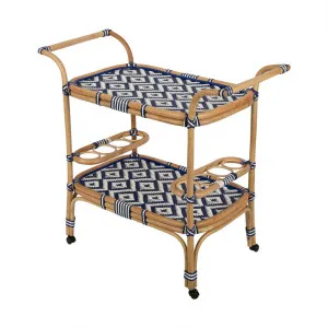 Hamptons Rattan Trolley by Florabelle Living, a Sideboards, Buffets & Trolleys for sale on Style Sourcebook