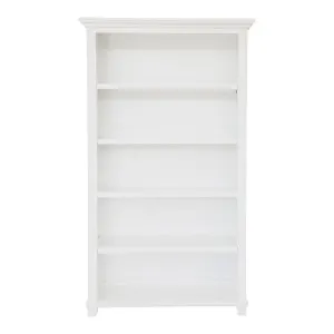 Sorrento 180Cm Bookshelf White by Florabelle Living, a Sideboards, Buffets & Trolleys for sale on Style Sourcebook