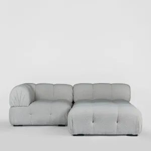 Hugo L Shape Sofa Vanilla Boucle by Florabelle Living, a Sofas for sale on Style Sourcebook