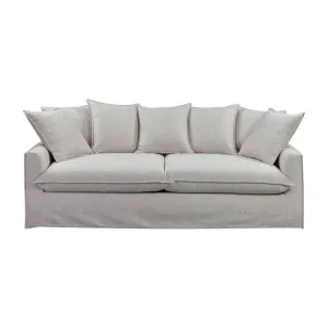 Malaga Coastal 3 Seater Sofa With Removable Cover Alabaster by Florabelle Living, a Sofas for sale on Style Sourcebook