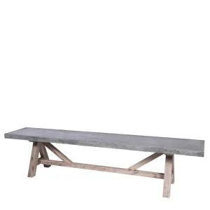 Manor Concrete Bench by Florabelle Living, a Stools for sale on Style Sourcebook