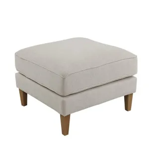 Bondi Hamptons Ottoman Beige by Florabelle Living, a Stools for sale on Style Sourcebook