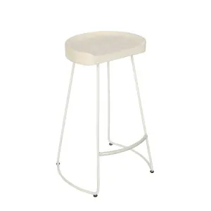 Maddison Stool Natural/ White by Florabelle Living, a Stools for sale on Style Sourcebook