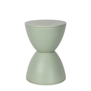 Sibaya Outdoor Sidetable Sage by Florabelle Living, a Stools for sale on Style Sourcebook