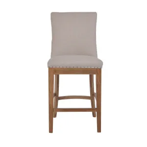 Oakwood Hamptons Counter Chair Natural W/ Studs by Florabelle Living, a Stools for sale on Style Sourcebook