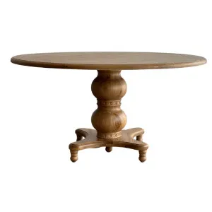 Verona Oakwood 150Cm Dining Table Round by Florabelle Living, a Coffee Table for sale on Style Sourcebook