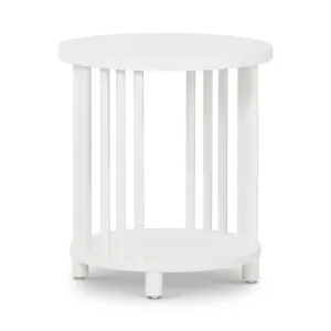 Ibiza Bedside Table White by Florabelle Living, a Coffee Table for sale on Style Sourcebook