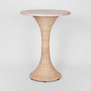 Belmont Rattan Bar Table 80Cm by Florabelle Living, a Coffee Table for sale on Style Sourcebook