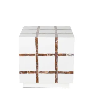 Arc Side Table White by Florabelle Living, a Coffee Table for sale on Style Sourcebook