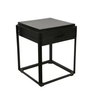 Spencer Bedside Table Black by Florabelle Living, a Coffee Table for sale on Style Sourcebook