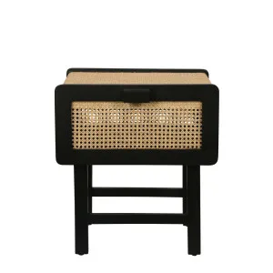 Zoe Bedside Table Black by Florabelle Living, a Coffee Table for sale on Style Sourcebook