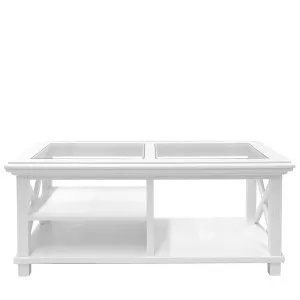 Sorrento Hamptons Rectangle 119Cm Coffee Table White by Florabelle Living, a Coffee Table for sale on Style Sourcebook