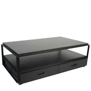 Spencer Coffee Table Black by Florabelle Living, a Coffee Table for sale on Style Sourcebook