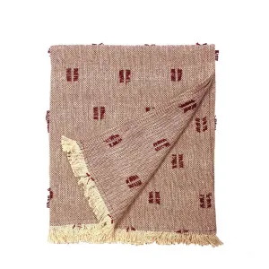 Tuft Style Throw Ruby by Florabelle Living, a Throws for sale on Style Sourcebook