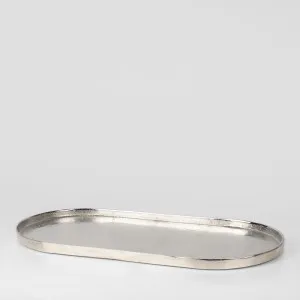 Flanders Oval Tray Silver Large by Florabelle Living, a Trays for sale on Style Sourcebook