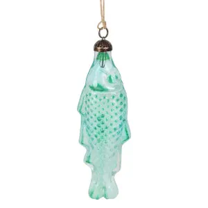 Hanging Fish Tree Decoration Green by Florabelle Living, a Christmas for sale on Style Sourcebook