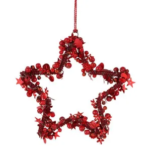 Ferno Beaded Tree Ornament Red by Florabelle Living, a Christmas for sale on Style Sourcebook