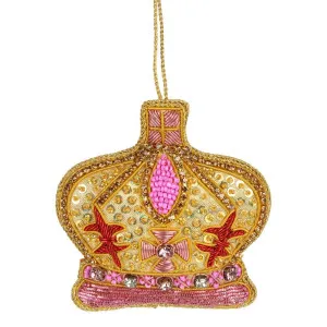 Coronation Crown Hanging Tree Decoration by Florabelle Living, a Christmas for sale on Style Sourcebook