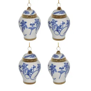 Chinoiserie Monkey Ginger Jar Ornaments Box Of 4 by Florabelle Living, a Christmas for sale on Style Sourcebook