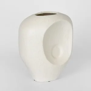 Scallop Vase Large White by Florabelle Living, a Vases & Jars for sale on Style Sourcebook