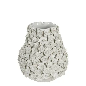 Ella Ceramic Flower Vase Large White by Florabelle Living, a Vases & Jars for sale on Style Sourcebook