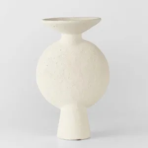 Miro Vase Round Chalk by Florabelle Living, a Vases & Jars for sale on Style Sourcebook