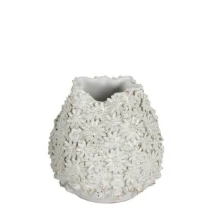 Daisy Ceramic Flower Vase White by Florabelle Living, a Vases & Jars for sale on Style Sourcebook