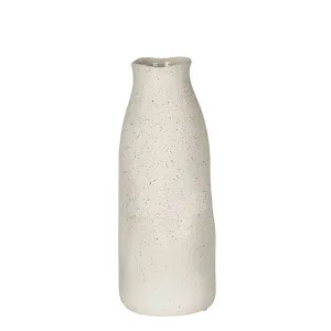 Tuba Ceramic Vase Tall White by Florabelle Living, a Vases & Jars for sale on Style Sourcebook