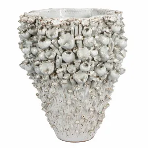 Vase With Flower White by Florabelle Living, a Vases & Jars for sale on Style Sourcebook