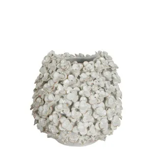 Ella Ceramic Flower Vase Small White by Florabelle Living, a Vases & Jars for sale on Style Sourcebook