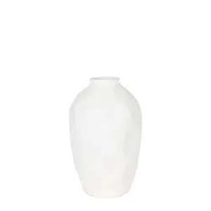 Cybene Vase Small White by Florabelle Living, a Vases & Jars for sale on Style Sourcebook