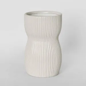 Austin Vase White Medium by Florabelle Living, a Vases & Jars for sale on Style Sourcebook