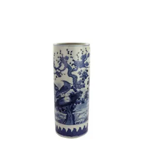 Shu Hand Painted Porcelain Umbrella Stand by Florabelle Living, a Vases & Jars for sale on Style Sourcebook