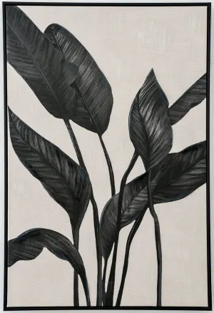 Black Foliage Wall Art 2 by Florabelle Living, a Prints for sale on Style Sourcebook