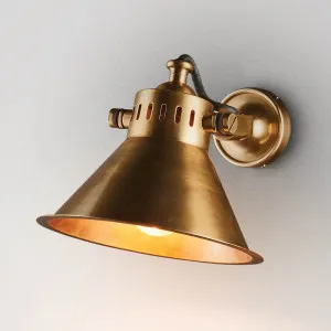 Montego Wall Light Brass by Florabelle Living, a Wall Lighting for sale on Style Sourcebook