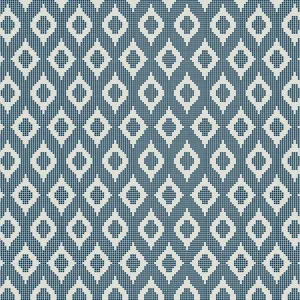 Blue Mosaic Wallpaper by Florabelle Living, a Wallpaper for sale on Style Sourcebook