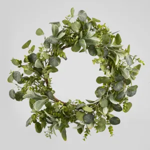 Eucalyptus Gypsophila Wreath by Florabelle Living, a Christmas for sale on Style Sourcebook